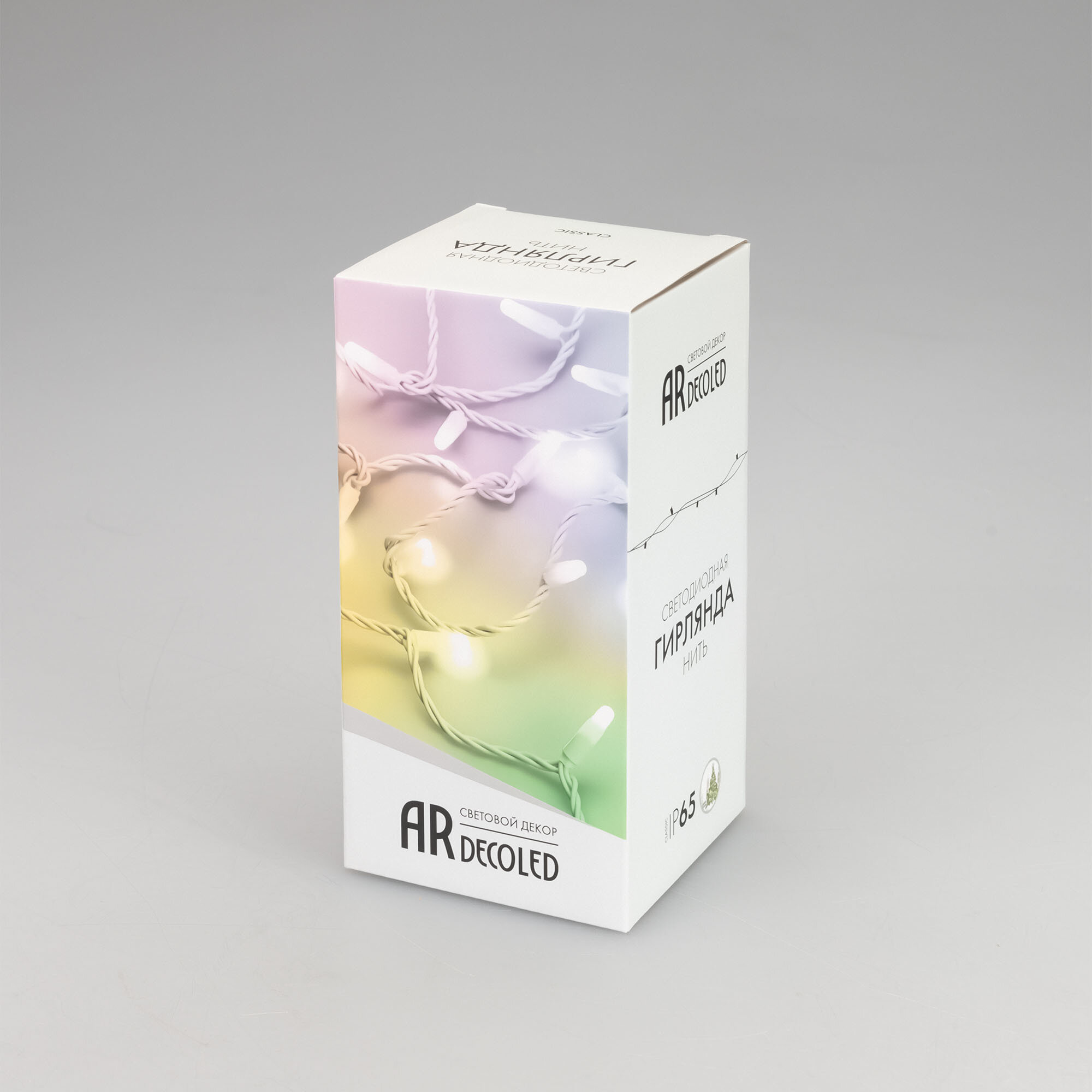 10м. Уличная гирлянда нить RGB Ardecoled 230V ARD-String-Classic-10000-White-100Led-Milk-Sync RGB (28208) - фото №4