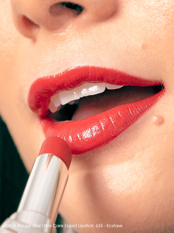 Dior Rouge Dior Ultra Care Liquid - Увлажняющая жидкая помада для губ, оттенок 635 Ecstase — фото 1