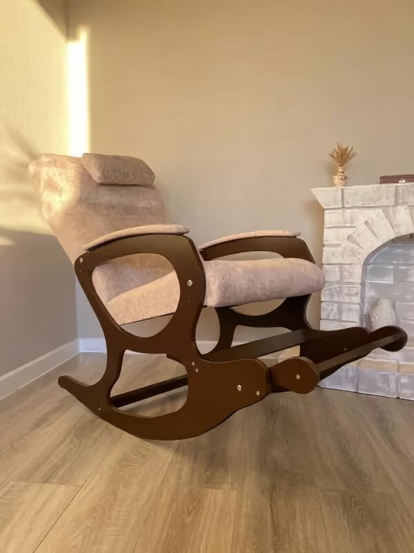 Кресло качалка, кресло качалка для взрослых, Премиум, анатомической формы бк