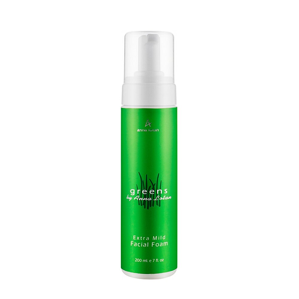 ANNA LOTAN Мусс деликатный для очищения кожи лица Гринс / Extra Mild Facial Foam GREENS 200 мл - фото №5