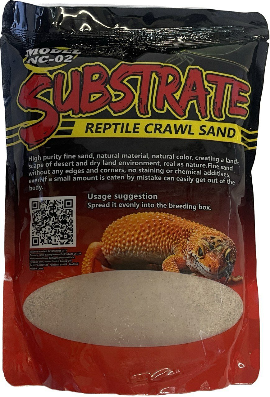 Substrate reptile craw sand - песок для террариума от Nomoy Pet reptile, розовый. 1,8 кг