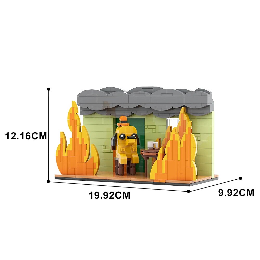 Gobricks MOC Это Хорошо Собака Конструктор, Желтый, Унисекс — фото 1