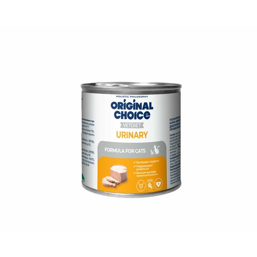 Влажный корм ORIGINAL CHOICE VET DIET Urinary для кошек профилактика мочекаменной болезни МКБ 240г х 6шт 1493₽
