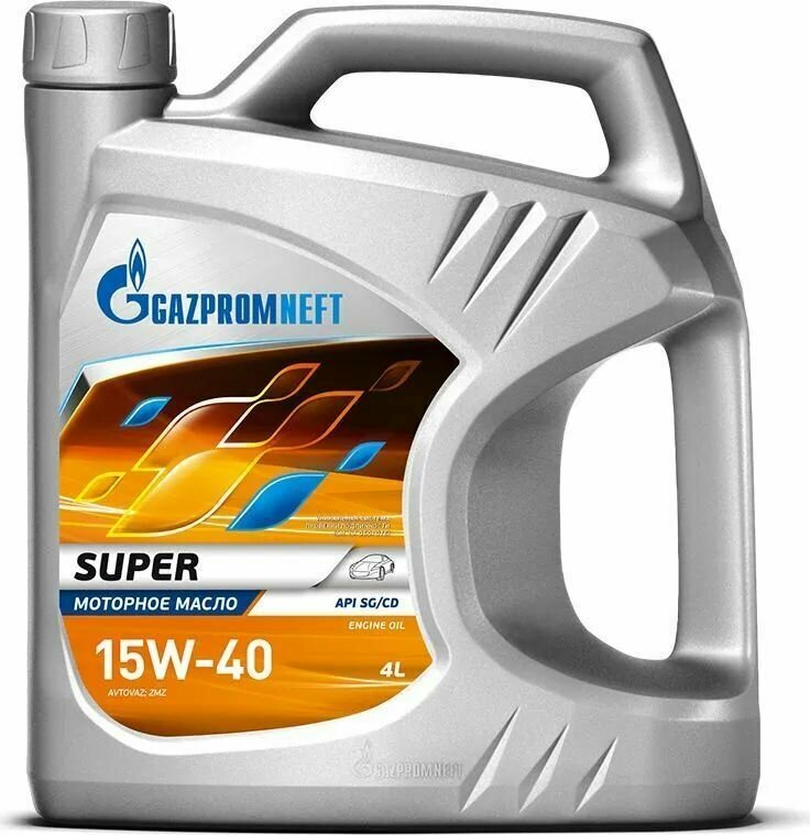 Обзор: Масло моторное Gazpromneft Super 15W-40, канистра 4л