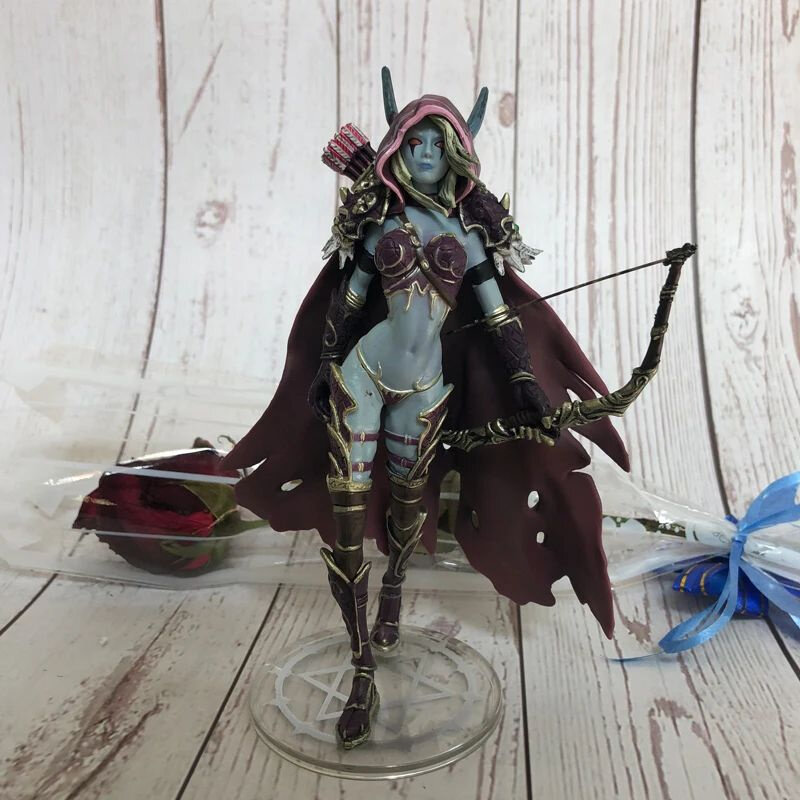 Фигурка Варкрафт Сильвана Ветрокрылая / Warcraft Sylvanas Windrunner (15см)