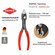 Клещи с фронтальным и боковым захватами Knipex TwinGrip зев 3-16 мм, L 150 мм, о...