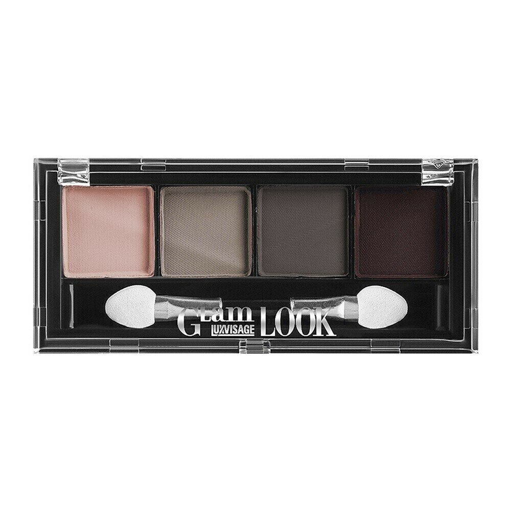 Тени Glam Look 4-х цветные, тон 5, LUXVISAGE