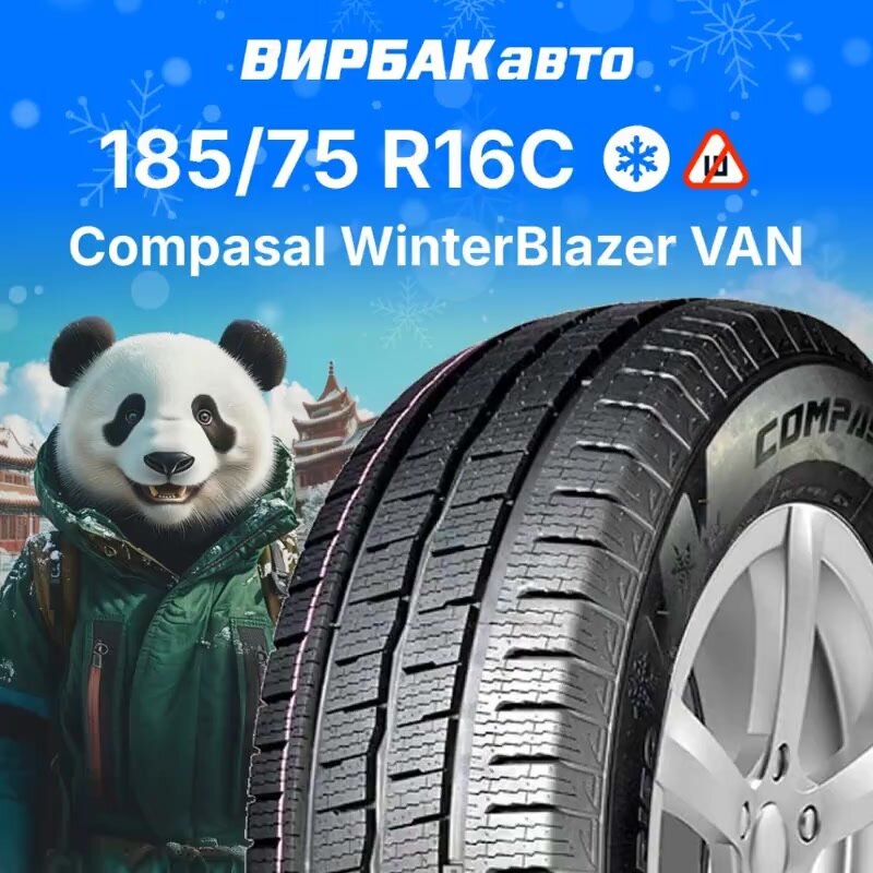 Зимние шины COMPASAL WinterBlazer VAN 185/75R16C 104/102R — фото 1