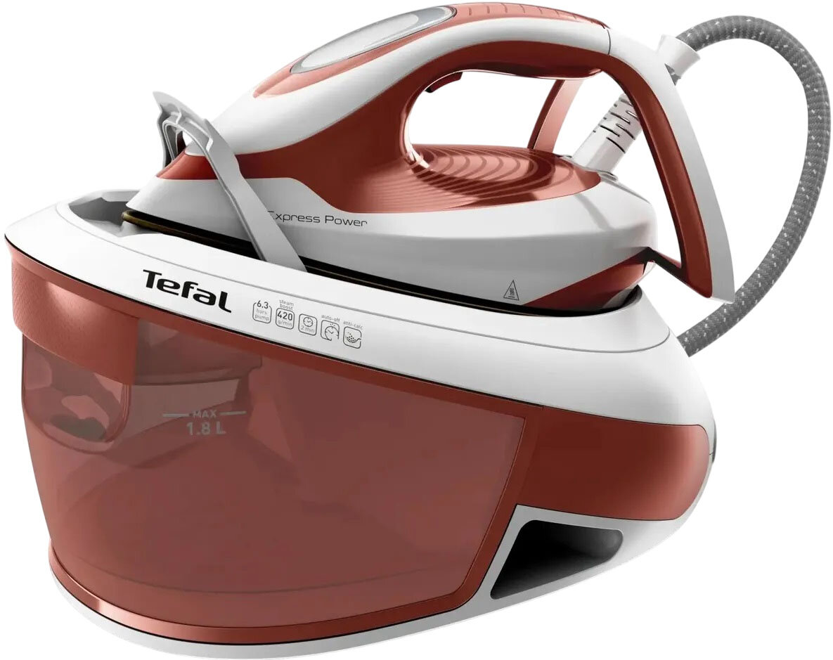 Парогенератор Tefal Express Vision SV8110, 2800Вт, 18л, красный