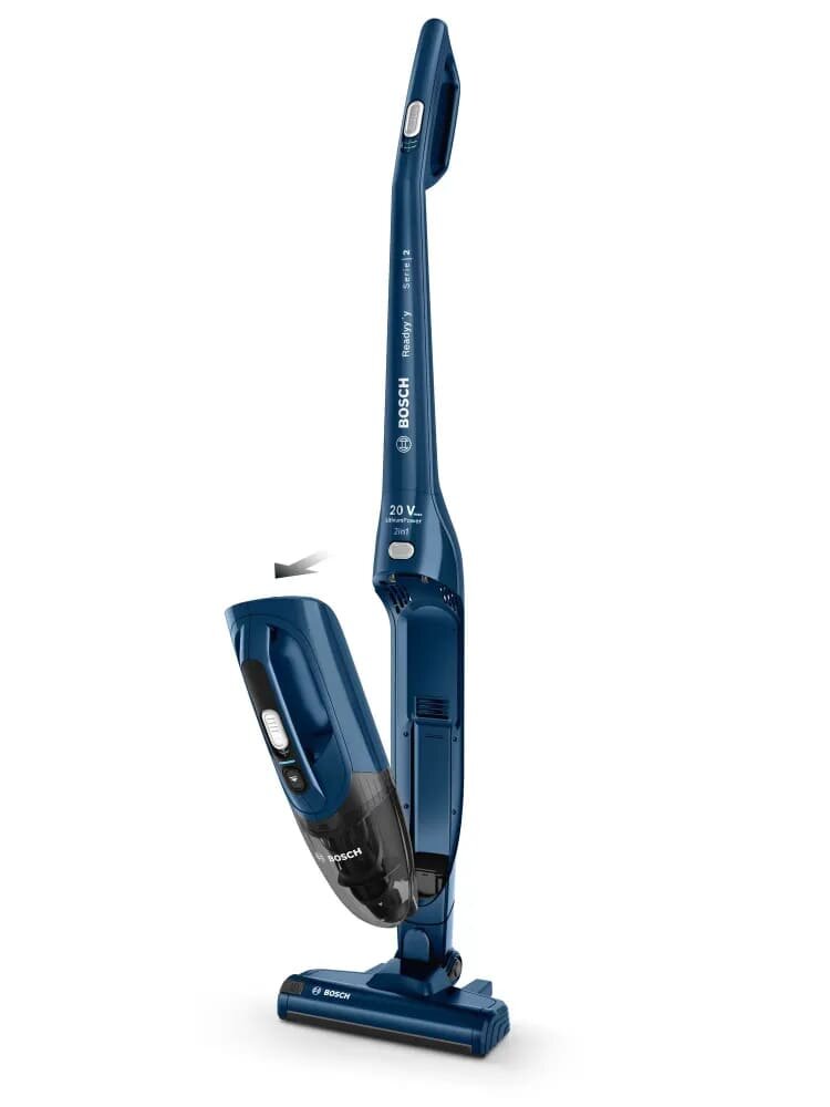 Пылесос Bosch BCHF2MX20 Night Blue Injection, вертикальная парковка