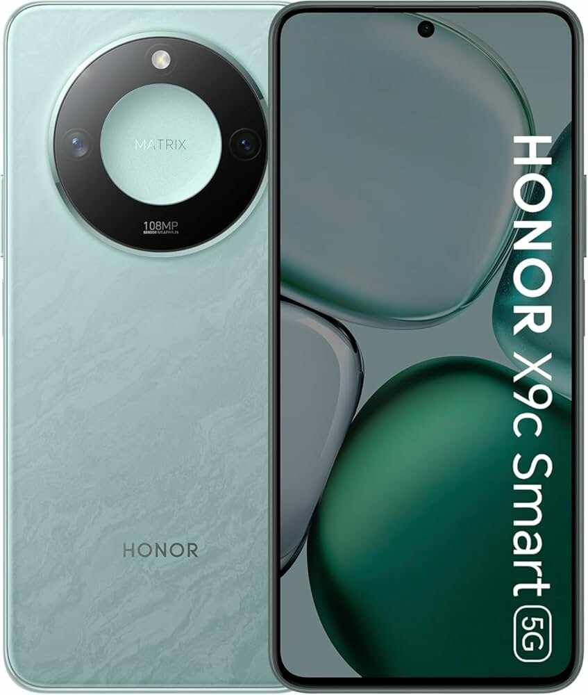 Ударопрочный смартфон Honor X9c Smart 5G, 8/256GB, 108 Мп, 5800 мАч , Jade Cyan