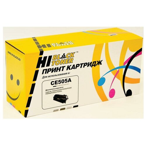 Картридж Hi-Black CE505A, 2300 стр, черный картридж hp ce505a cf280a canon crg 719 совместимый для lj p2030 p2035 p2050 p2055 canon lbp6300dn 6650dn mf5840dn mf5880dn 2 7k