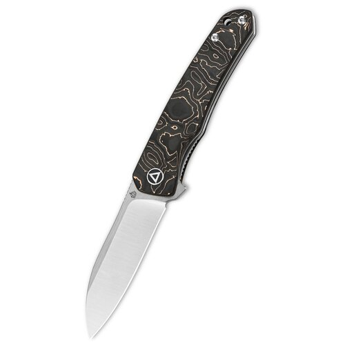 Нож складной QSP Otter carbon/copper нож otter crucible cpm s35vn aluminium foil carbon qs140 a1 от qsp