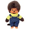 Кукла Monchhichi Мальчик в комбинезоне и желтой футболке, 20 см, 243563 - изображение