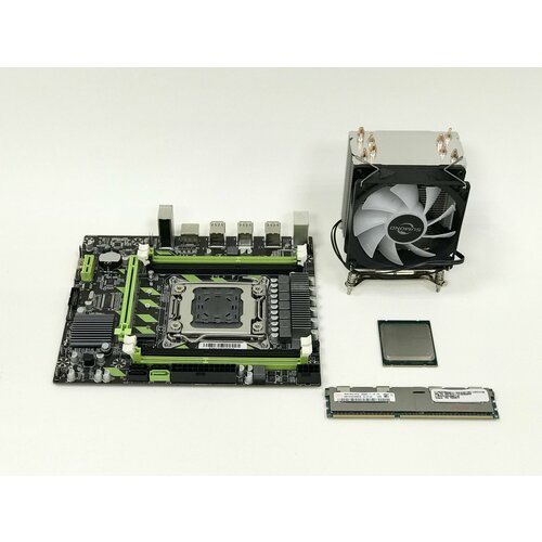 Игровая материнская платакомплект X79LGA2011сUSB30процессорE52670v210ядер20потDDR316гбкулер 990000₽