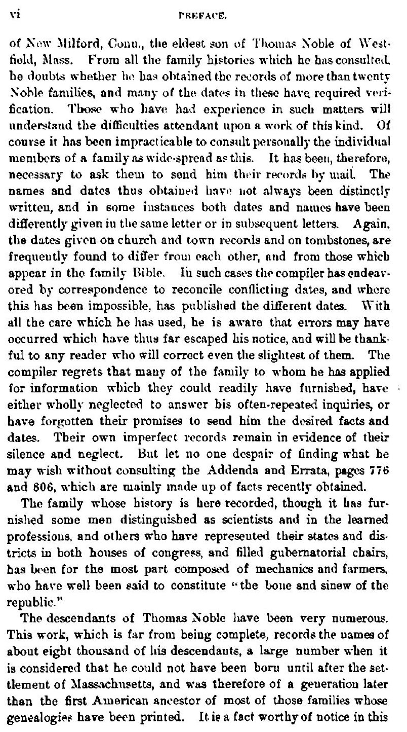 History And Genealogy Of The Family Of Thomas Noble, Of Westfield, Massachusetts,... - фото №2