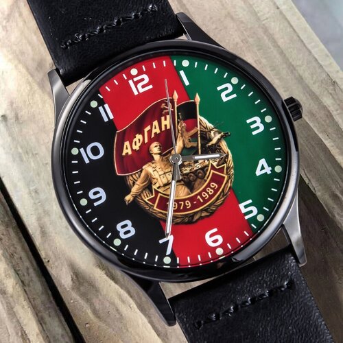 Наручные часы ВОЕНПРО, красный кварцевые часы madison 5204l 36 мм с кожаным ремешком и отделкой пластинками so