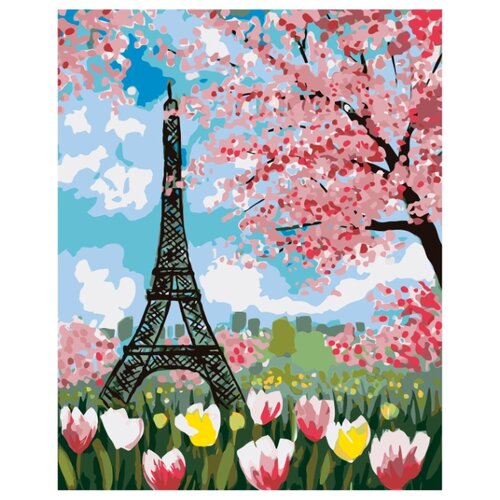 Каникулы в Париже Раскраска по номерам на холсте Живопись по номерам весна в париже раскраска картина по номерам на холсте 40х50