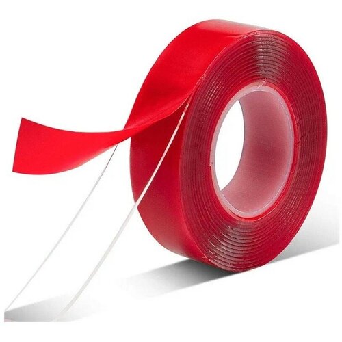 Лента двухсторонняя акриловая прозрачная М113 10мм08мм5м 420₽