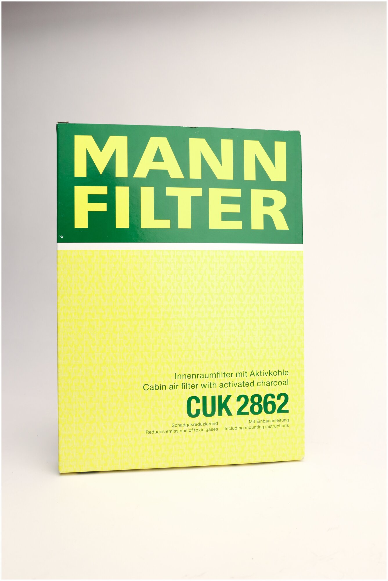 Салонный фильтр угольный MANN FILTER CUK 2862