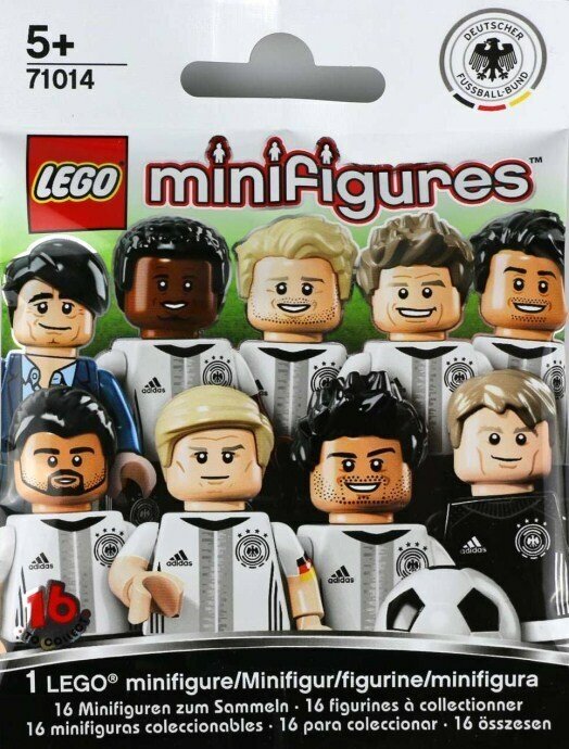 LEGO Minifigures - DFB Series 71014 Сборная Германии по футболу, случайная минифигурка.