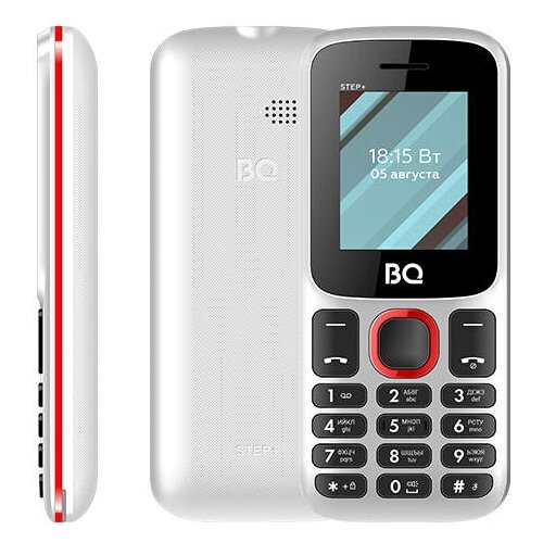 фото Телефон bq 1848 step+, белый / красный