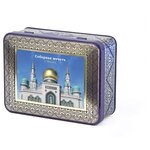Чай черный Избранное из Море чая Соборная Мечеть Москва, шкатулка с магнитом - изображение