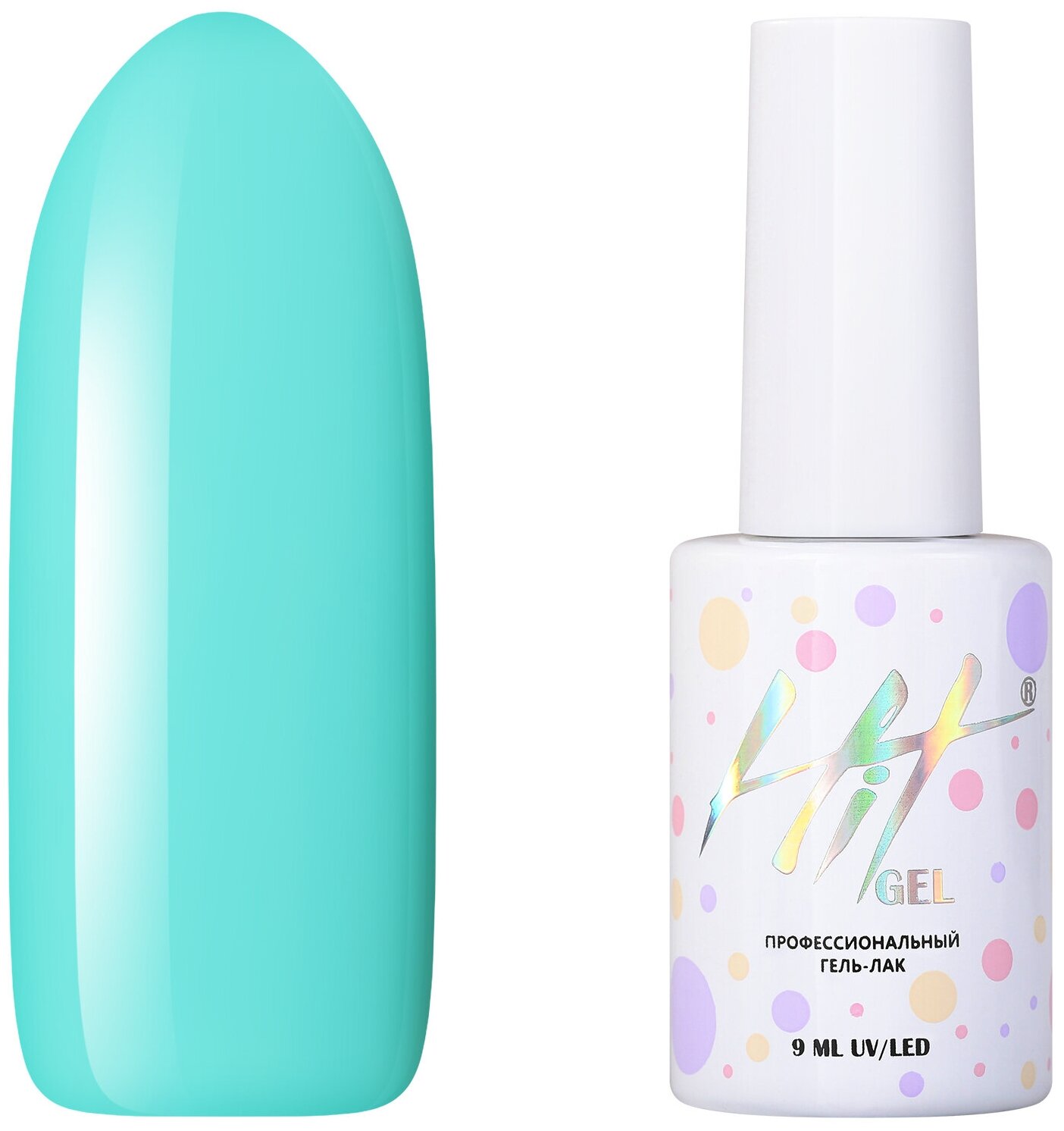 HIT gel, Гель-лак №05 Mint, 9 мл