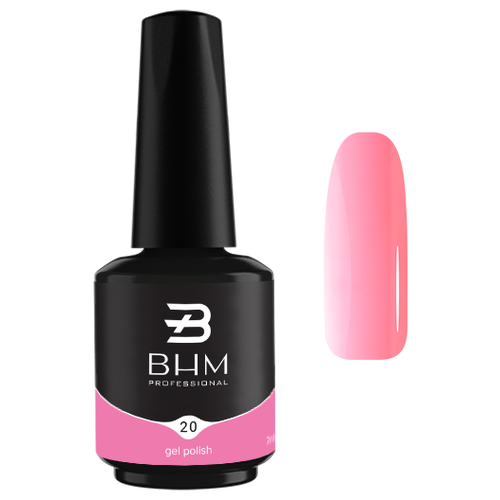 BHM Professional Гель-лак Gel Polish, 7 мл, 15 г, №20 Sweet candy