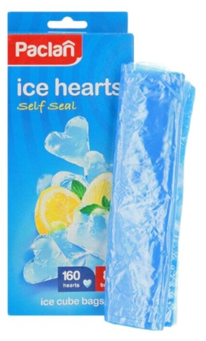 Пакеты для льда Paclan ice hearts