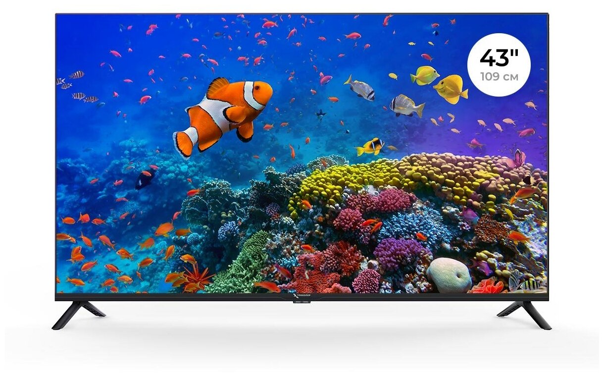 телевизор триколор H43U5500SA 43 Ultra HD 4K Smart TV черный