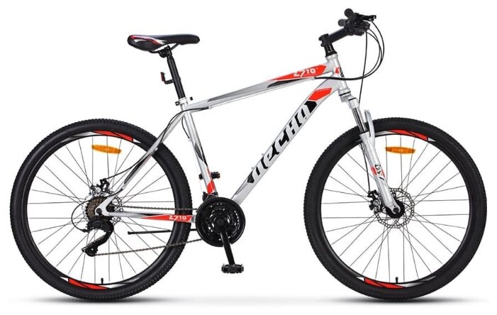 Велосипед 27,5' Десна 2710 MD V020 Серый-металлик/красный (LU086311), 17.5'