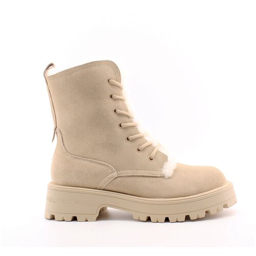 фото Ботинки madella, размер 40, бежевый