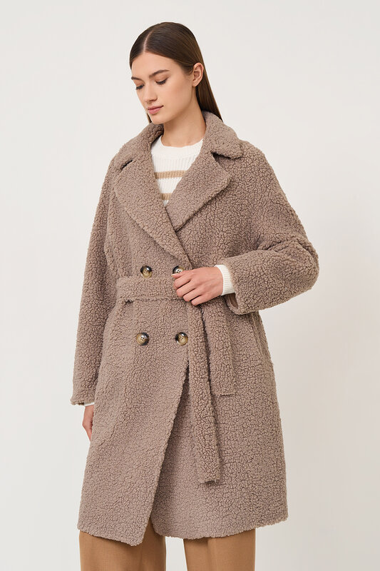Пальто Baon, демисезон/зима, силуэт свободный, удлиненное
