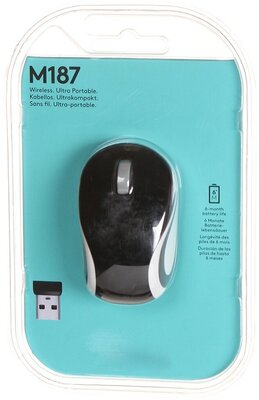 Мышь Logitech Wireless Mini Mouse M187 Black 910-002736 / 910-002731
