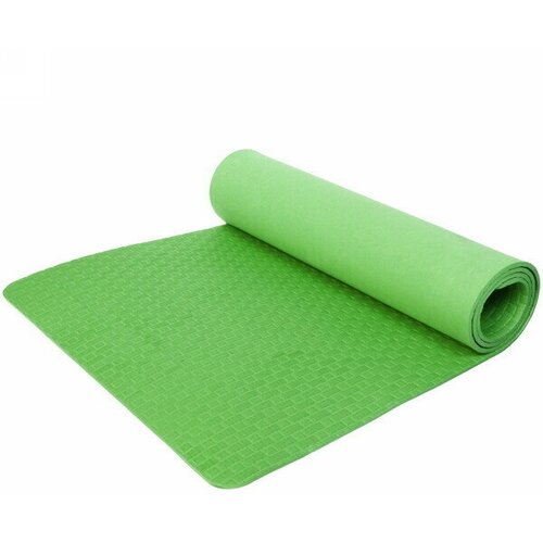 Коврик для йоги 7 мм 61х183 см «Легкость», зеленый коврик для йоги 183х61х0 7 см цвет зелeный