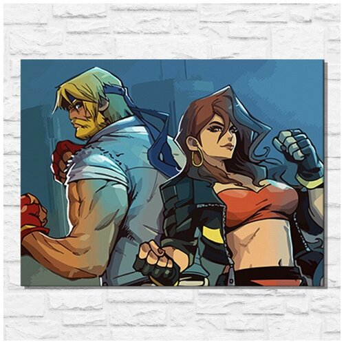 Картина по номерам на холсте игра Street of Rage 4 - 11627 Г 30x40