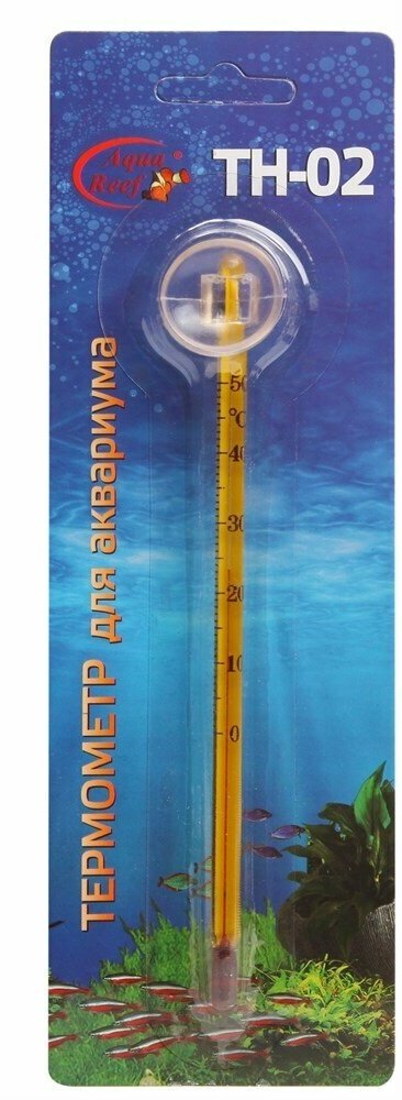 Термометр для аквариума на присоске Aqua Reef (тонкий) ТН-02