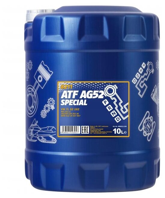 Жидкость для АКПП Automatic Special ATF AG52 10л