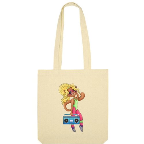 фото Сумка шоппер us basic, бежевый