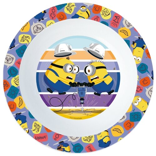 фото Миска пластиковая (для свч). миньоны 2 stor