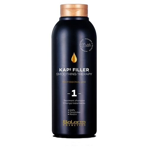 Salerm Cosmetics шампунь Kaps Filler для разглаживания волос, 500 мл