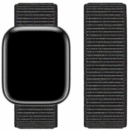 Ремешок для Apple Watch 38/40/41mm HOCO WA02 Original series loop-type nylon нейлоновый черный