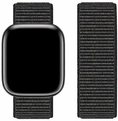 Ремешок для Apple Watch 38/40/41mm HOCO WA02 Original series loop-type nylon нейлоновый черный