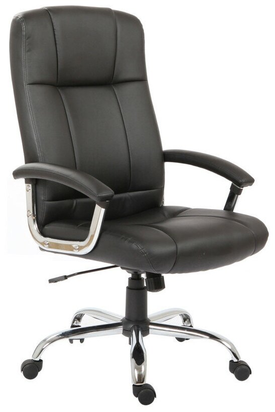 Кресло для руководителя Easy Chair 524 TPU черное (искусственная кожа/металл)