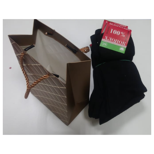 Носки Белорусские, 10 пар, размер 31(45-46), черный носки мужские хлопковые черные подарочная упаковка 10 пар подарок белорусские размер 31 45 46 в подарочном пакете