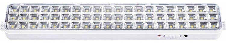 Светильник светодиодный аварийный аккумуляторный СБА 1098-90DC 90 LED 2.2Ah lithium battery DC IN HOME