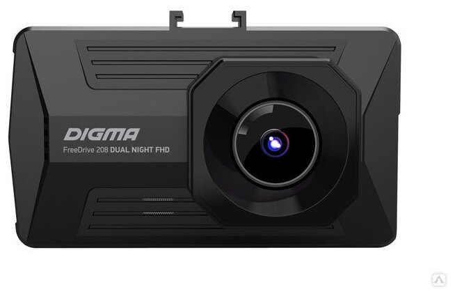 Видеорегистратор DIGMA FreeDrive 208 DUAL Night FHD, черный