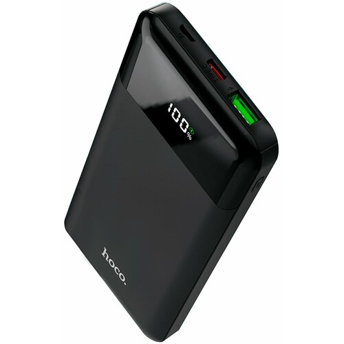 Внешний аккумулятор ( для Power Bank) Hoco J102 Cool 10000mAh (PD20W+QC3.0) (черный) внешний аккумулятор hoco q9 10000mah pd20w qc3 0 черный