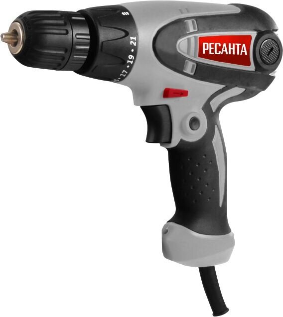 Дрель-шуруповерт Ресанта СШ-550-1, сетевой [75/16/2]